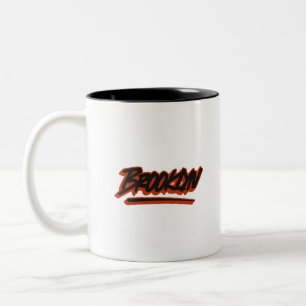 Brooklyn New York Graffiti Style café Mug