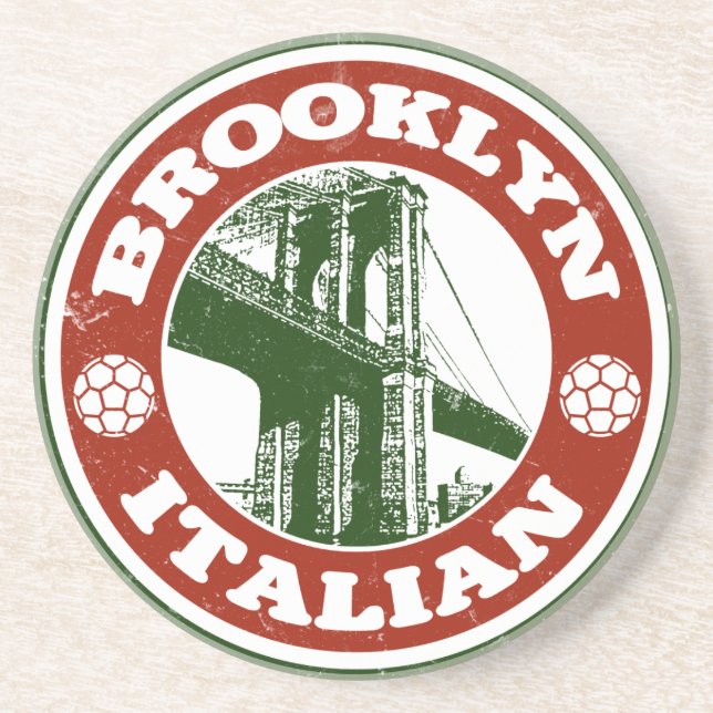 Brooklyn New York Italians Coaster (Front)