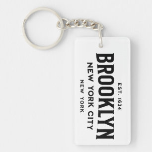 Brooklyn New York Keychain
