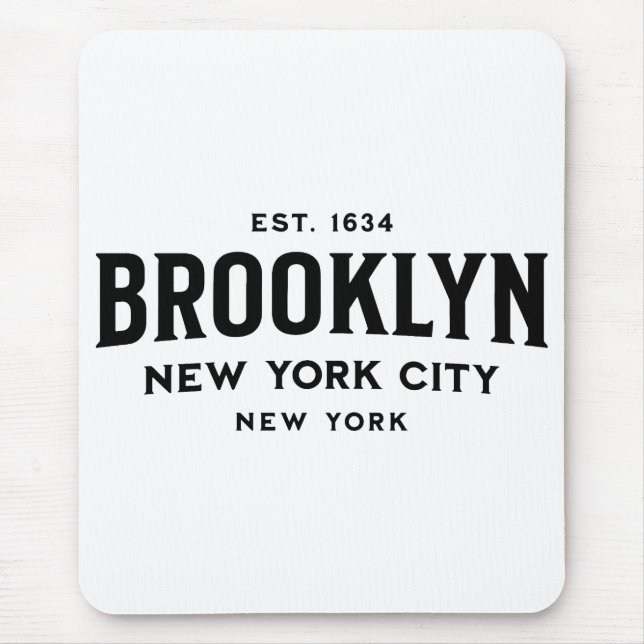 Brooklyn New York Mouse Pad (Front)