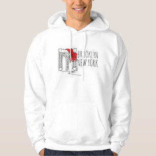 Brooklyn New York NYC Bridge Holiday Landmark Hoodie