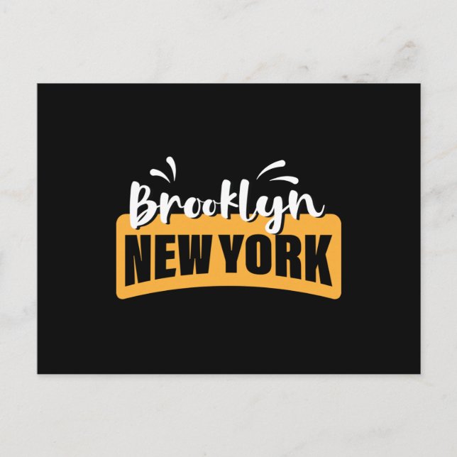 Brooklyn new york postcard (Front)