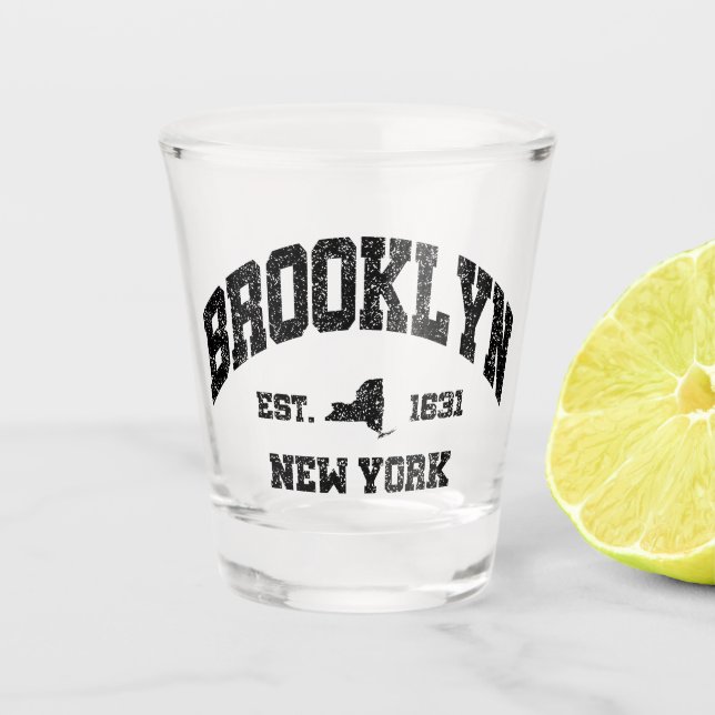 Brooklyn,New York Shot Glass (Front)