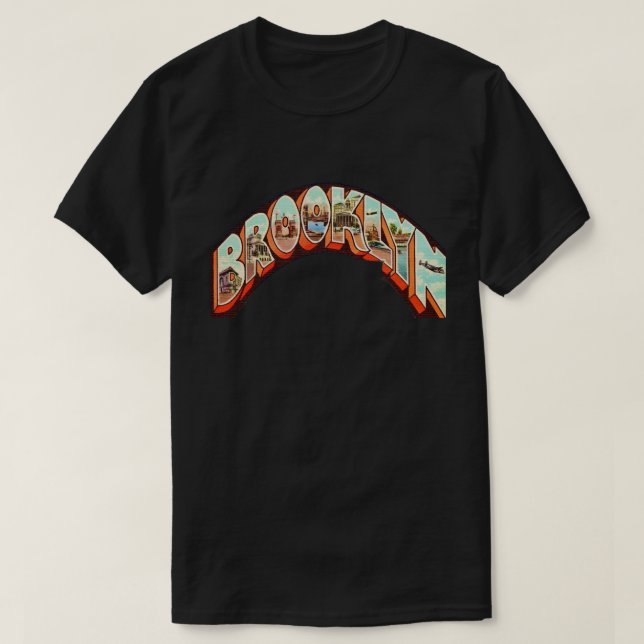 Brooklyn New York T Shirt (Design Front)