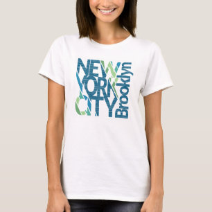 Brooklyn New York Typography T-Shirt