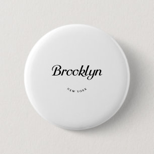 Brooklyn NY 2 Inch Round Button