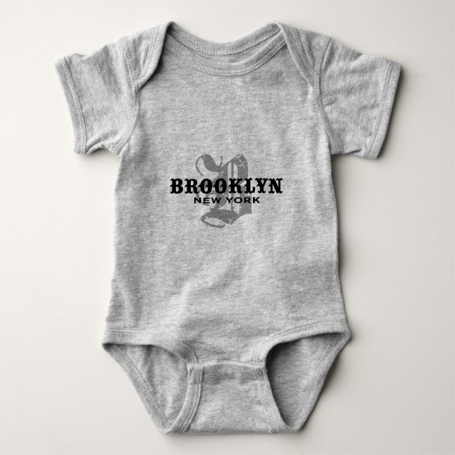 Brooklyn NY Baby Bodysuit (Front)