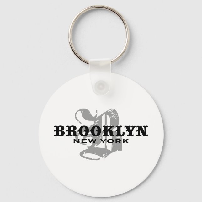 Brooklyn NY Keychain (Front)