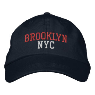 BROOKLYN NYC on Navy Embroidered Hat