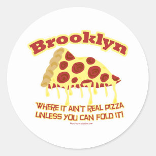 Brooklyn Pizza Classic Round Sticker