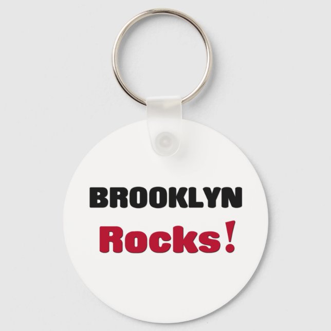 Brooklyn Rocks Keychain (Front)