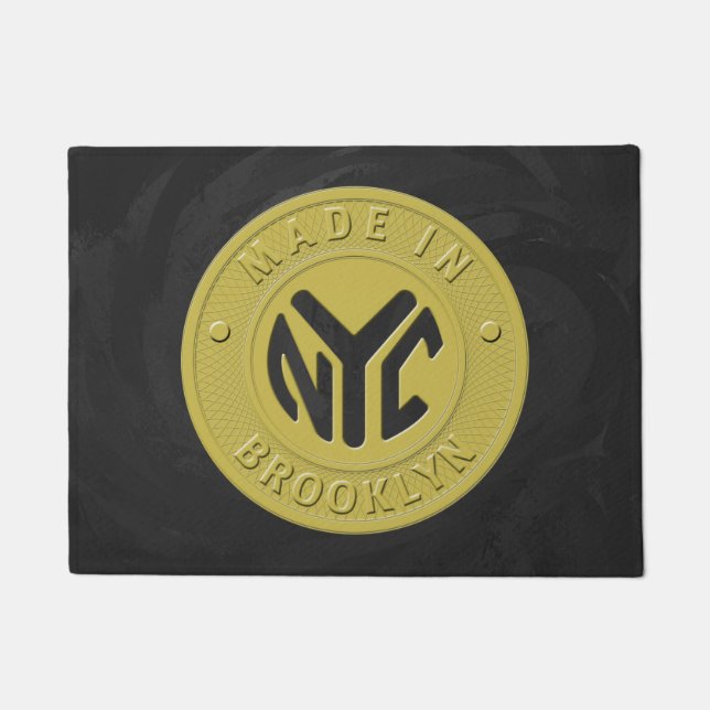 Brooklyn Subway Token Doormat (Front)