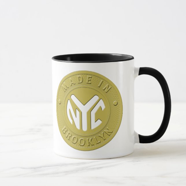 Brooklyn Subway Token Mug (Right)