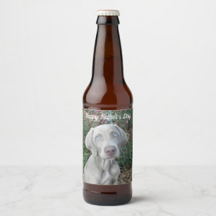 Brooklyn the Weimaraner - Personalized Beer Label