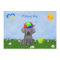 Brooklyn the Weimaraner's Greeting Flat Card 