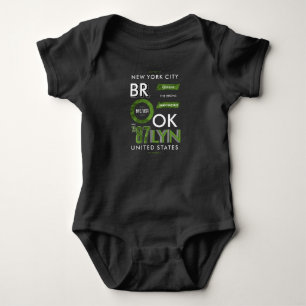 Brooklyn, united states baby bodysuit