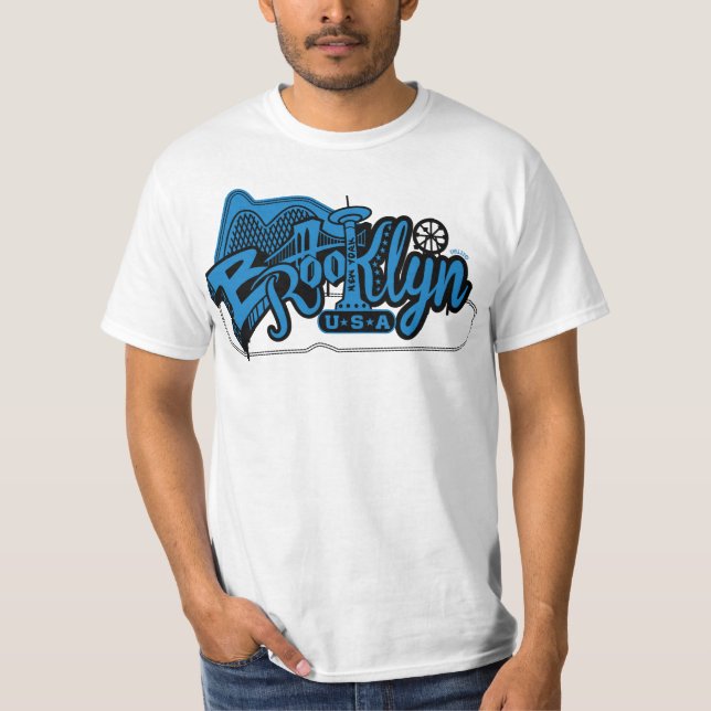 Brooklyn usa T-Shirt (Front)