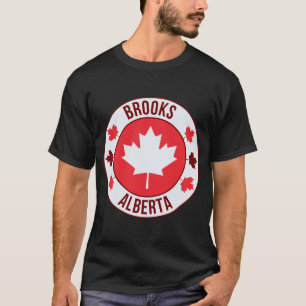 Brooks, Canada City T-Shirt Travel & Hometown Pr