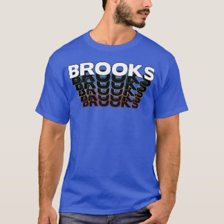 Brooks Funny Retro Vintage Sunset Brooks 80s 90s g T-Shirt