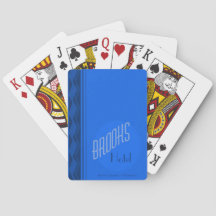 Brooks House Hotel Playing Cards (Blue Deck)