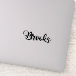 Brooks Name - Handwritten Calligraphy