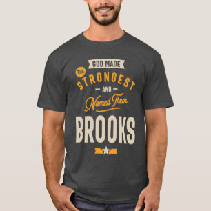 Brooks Personalized Name Birthday Gift T-Shirt