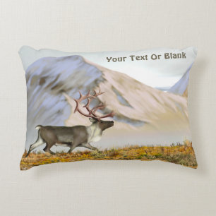 Brooks Range Caribou Decorative Pillow