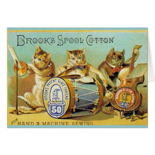 Brooks Spool Cotton Card