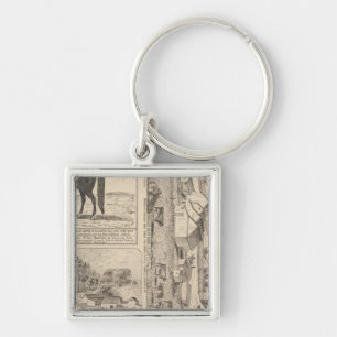 Brookside Dairy Farm Keychain