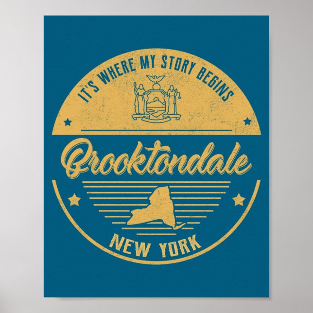 Brooktondale New York Its Where My Story Begins _2 Poster (Front)