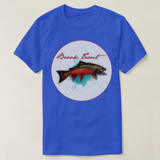 BrookTrout T-Shirt (Design Front)