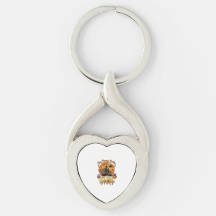 Broom Broke Cook Halloween Haunted House Cauldron  Keychain