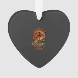 Broom Broke Halloween Witch Camping Tent Campfire Ornament