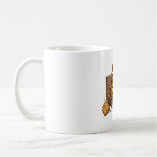 Broom Parking Funny Witch Halloween Sign Art Coffee Mug