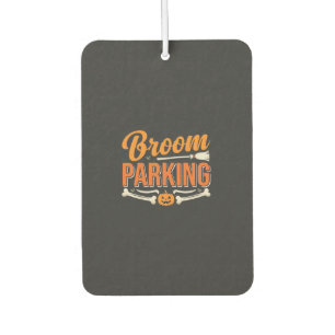 Broom Parking Halloween Vector Design_1 Air Freshener