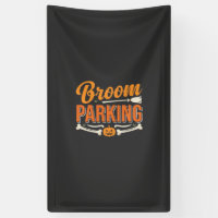Broom Parking Halloween Vector Design_1