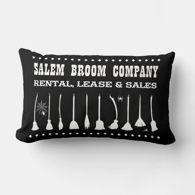 BROOMSTICK PARKING LUMBAR PILLOW (Front)