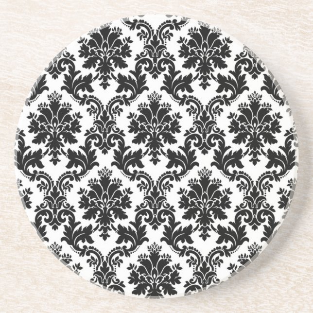 Broquade en dentelle noire Dessous de verre Brocad (Devant)