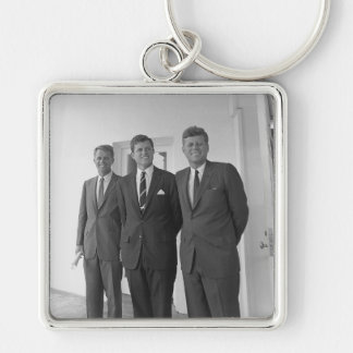 Bros, President John Kennedy,  Robert & Ted Keychain
