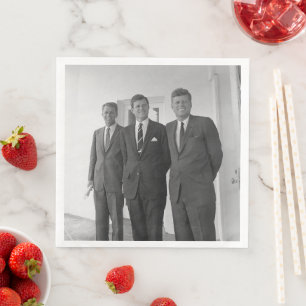 Bros, President John Kennedy, Robert & Ted Napkin