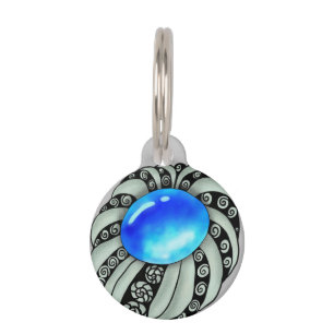 Brosche  pet tag