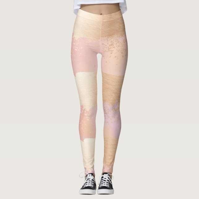 Brosse d'or coups Leggings (Devant)
