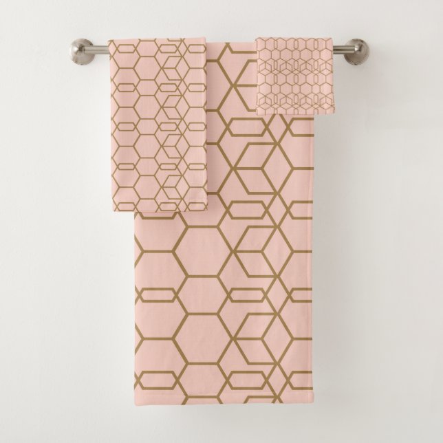 Brosse et or Boho moderne Boho Glam géométrique (En situation)