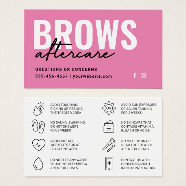 Brosse - Fiche d'instructions sur le soufflage de  (Devant & derrière)
