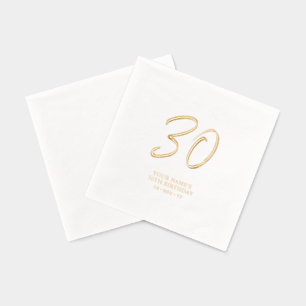 Brosse moderne Script 30e fête d'anniversaire