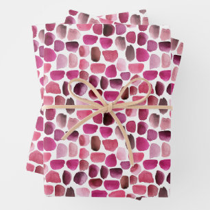 Brosse rose Tricoter Feuilles de papier