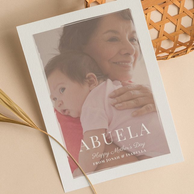 Brosse sur la carte de la fête des mères d'Abuela (Créateur téléchargé)