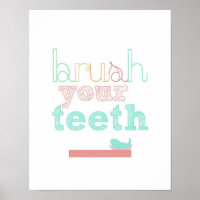 brosse tes dents poster