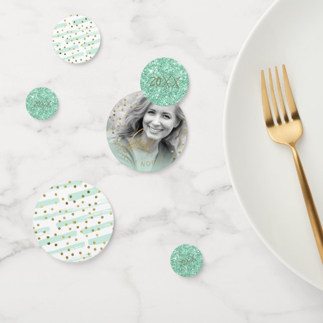 Brosse Trucs & Confetti Mint Green/Gold ID511 (Groupe)