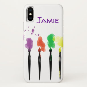 Brosses de peinture embrouillées iPhone / coque ip